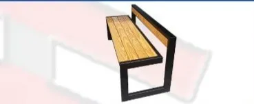 نیمکت پارکی چوبی مدل پریا