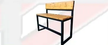 نیمکت پارکی چوبی مدل شهرزاد